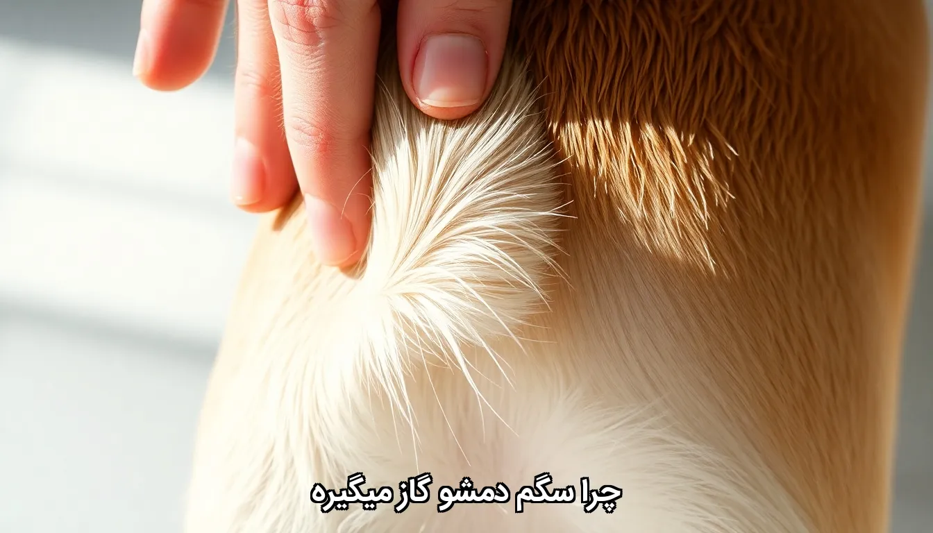 چرا سگم دمشو گاز میگیره